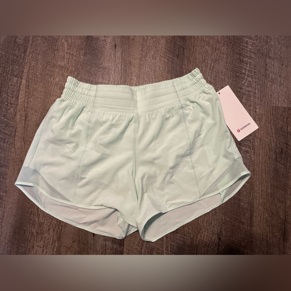 lululemon athletica Light Green Athletic Shorts